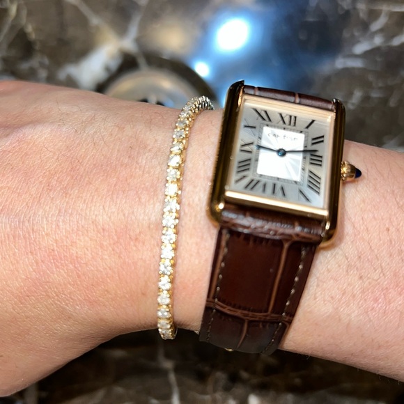 14K Diamond Tennis Bracelet - Picture 3 of 13